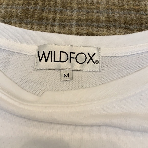 Wildfox classic slouchy beach jumper sweatshirt white “I Hate Mondays” Medium - Picture 2 of 2